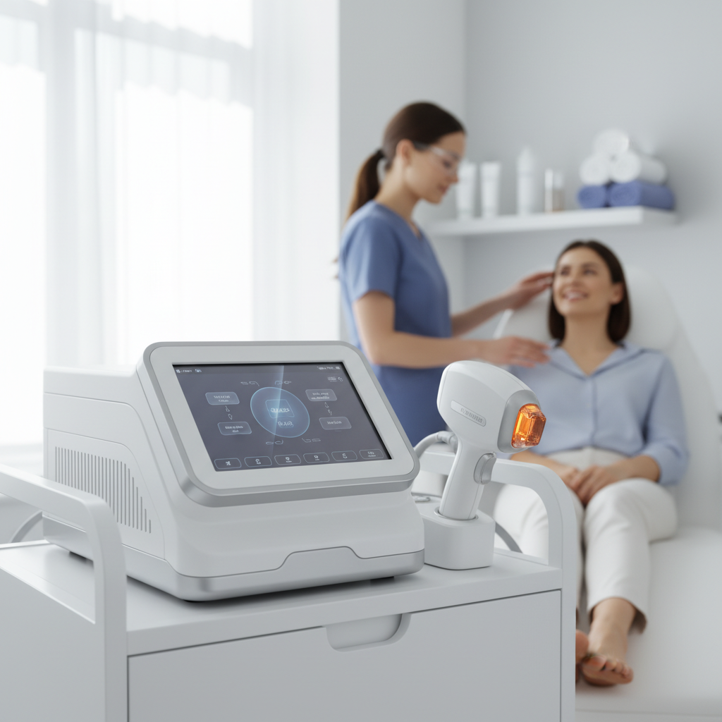 Realistische foto passend bij IPL laserapparaat: de professionele oplossing voor diverse huidbehande