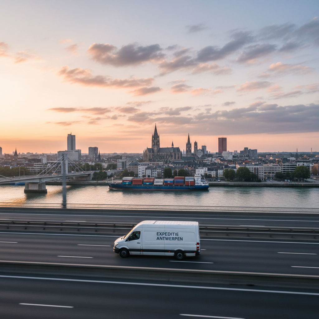 Realistische foto passend bij Expres transport Antwerpen voor spoedeisende leveringen voor website S